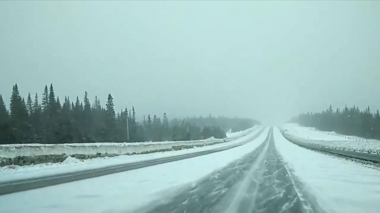 Chaos as Quebec snowstorm affects thousands World News Sky News