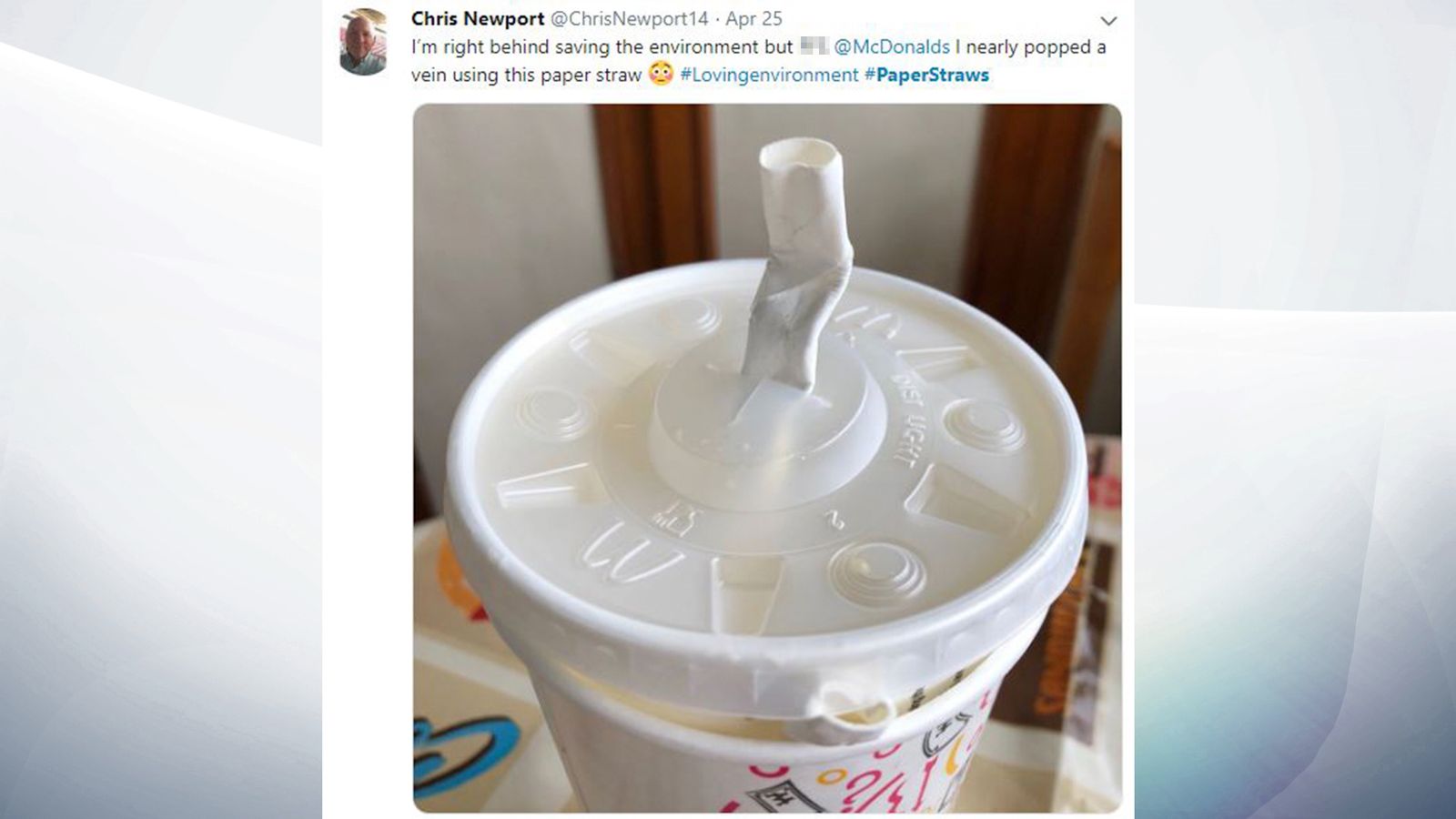 McDonald's to launch 'evolved' paper straw after customer backlash