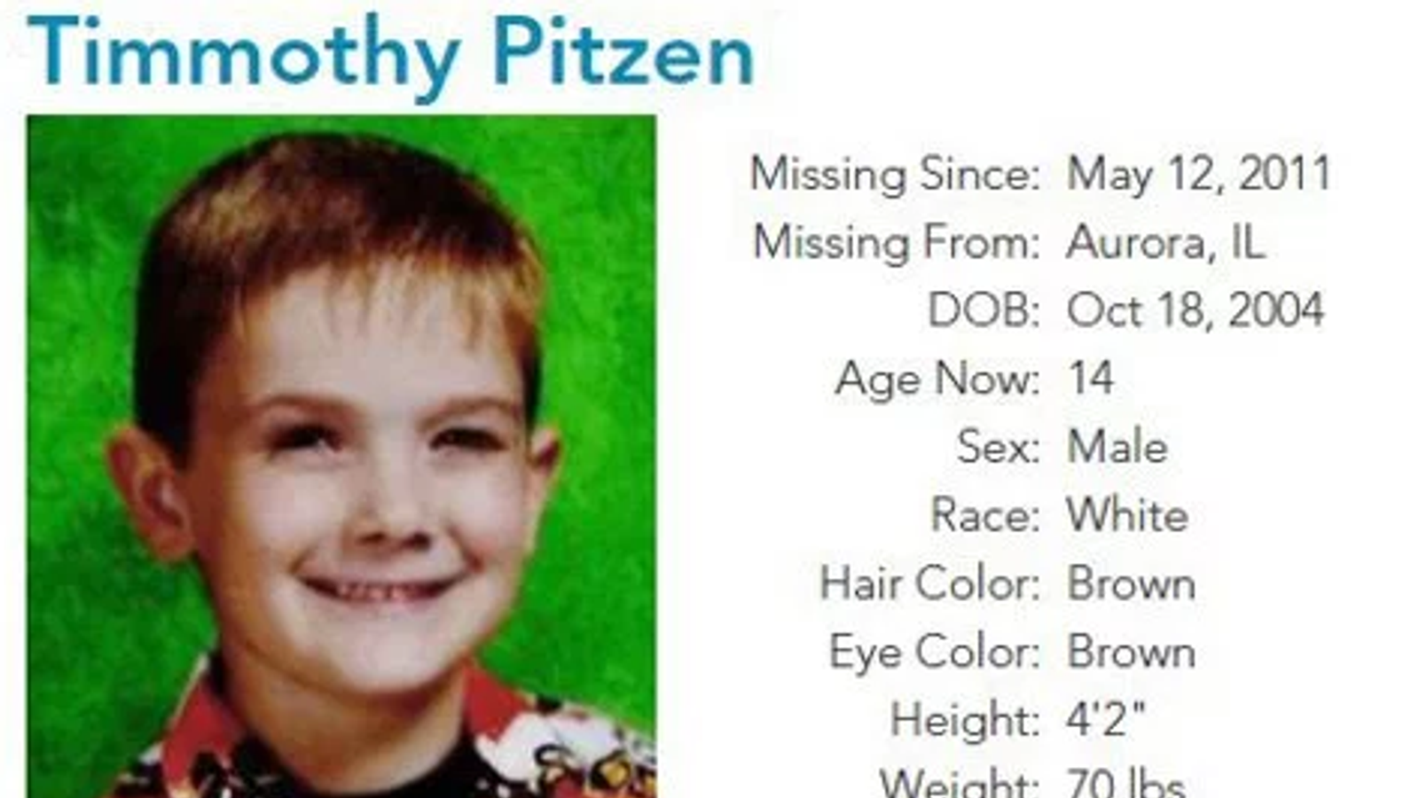 Teen who 'escaped kidnappers' claims he is missing boy from 2011 US(02)