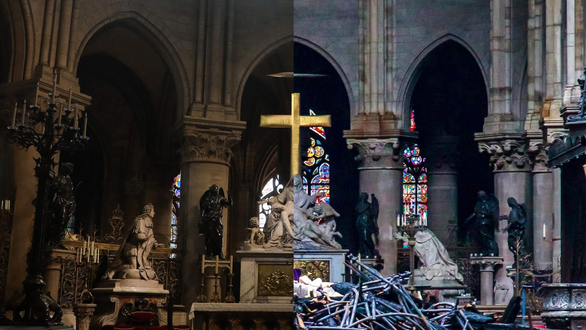 NotreDame fire New images reveal devastation caused by blaze World