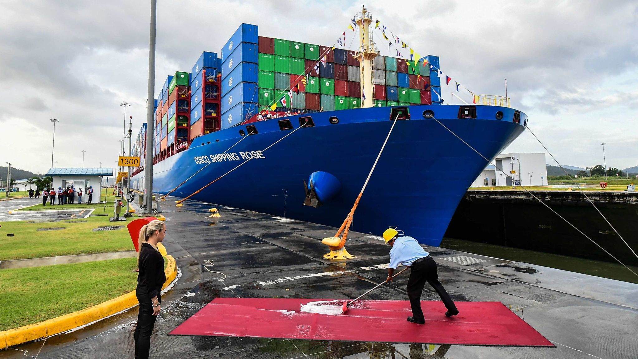 Panama Canal Ships asked to carry less cargo after drought depletes