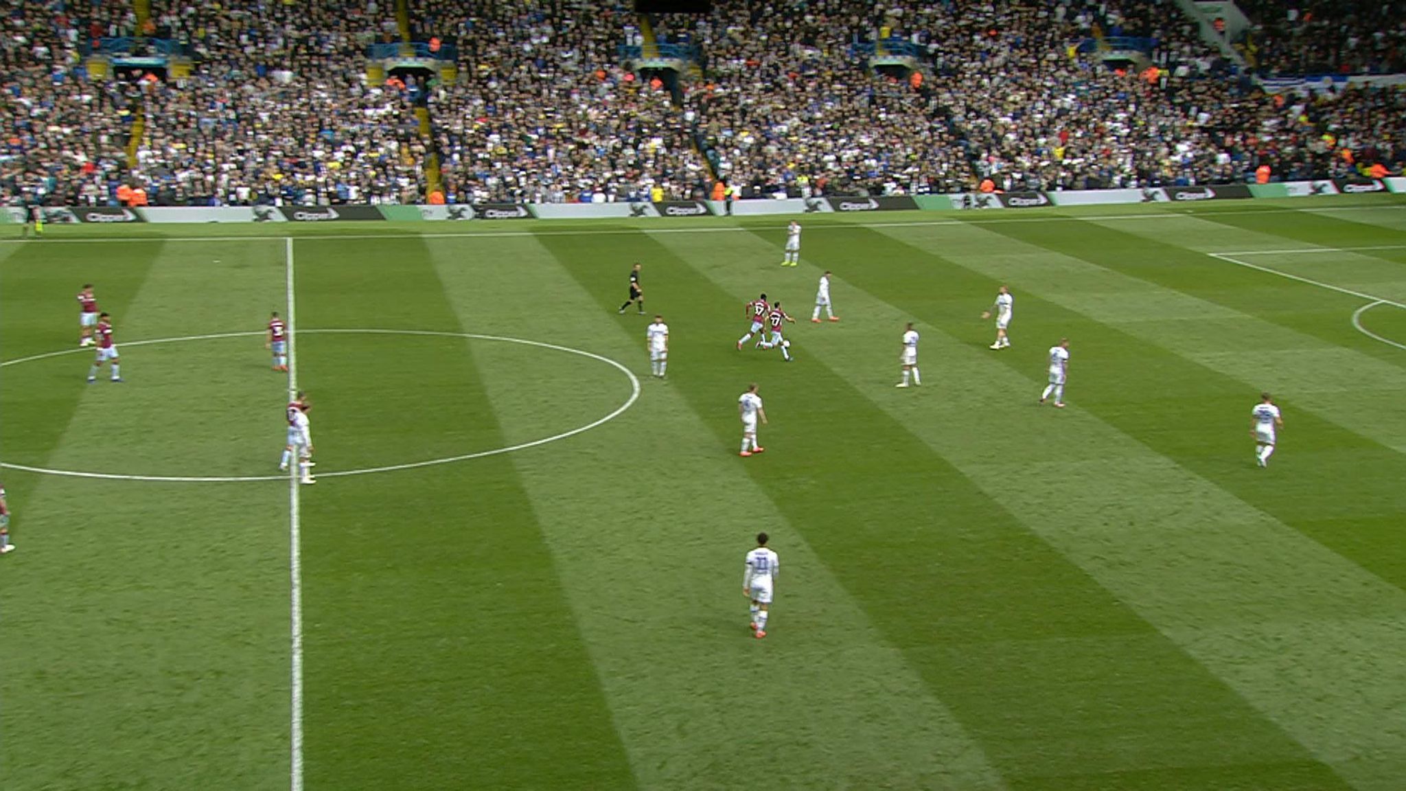 Leeds United let Aston Villa score after bizarre minute UK News Sky News