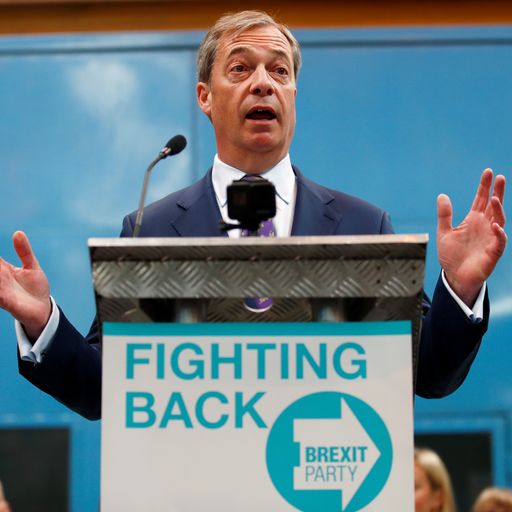Nigel Farage's Brexit Party could win European elections - poll