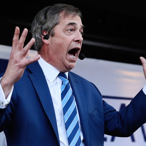 Nigel Farage: 'I'll stand in European elections - but I'm not happy about it'