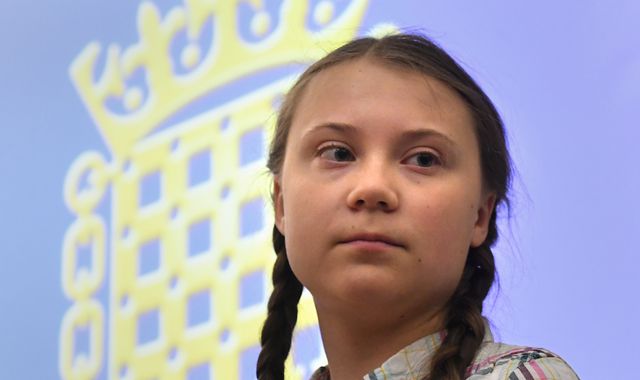 Teen climate change activist Greta Thunberg tells MPs: 'Our future's been sold' Teen climate change activist Greta Thunberg tells MPs: 'Our future's been sold'