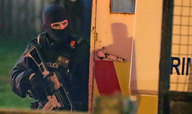 Woman shot dead in 'terrorist incident' in Londonderry, police say Woman shot dead in 'terrorist incident' in Londonderry, police say