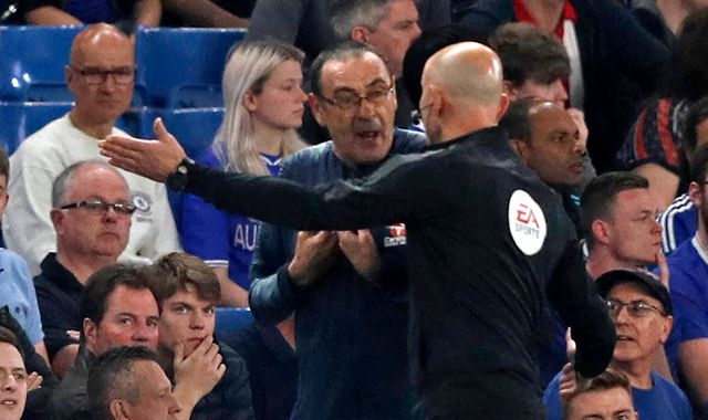 Chelsea head coach Maurizio Sarri charged with misconduct Chelsea head coach Maurizio Sarri charged with misconduct