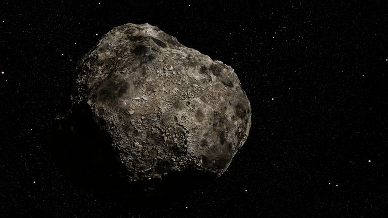 An illustration of an asteroid. File pic