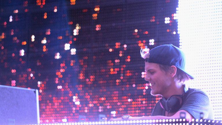 Avicii performed at festivals around the world after his international breakthrough with Levels in 2011