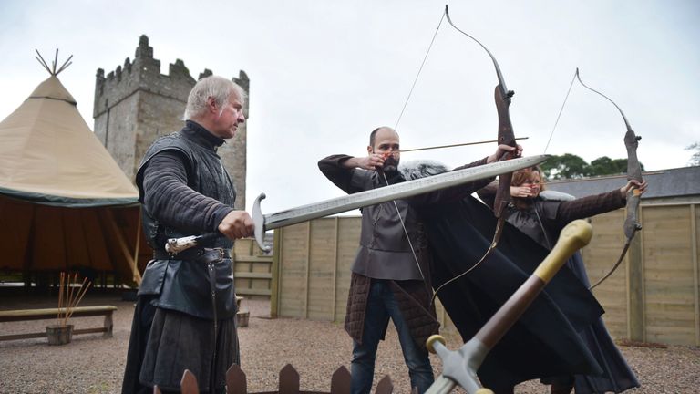 The sets have drawn tourists to Belfast to experience the show