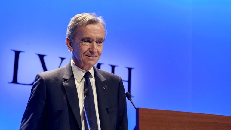 French luxury group LVMH chief executive Bernard Arnault is donating 200m 