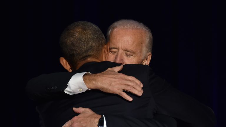Many marvelled at Mr Obama and Mr Biden&#39;s &#39;bromance&#39;