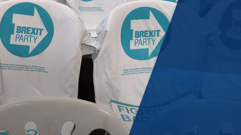 The guests at Nigel Farage&#39;s Brexit Party event in Birmingham were a mixed crowd