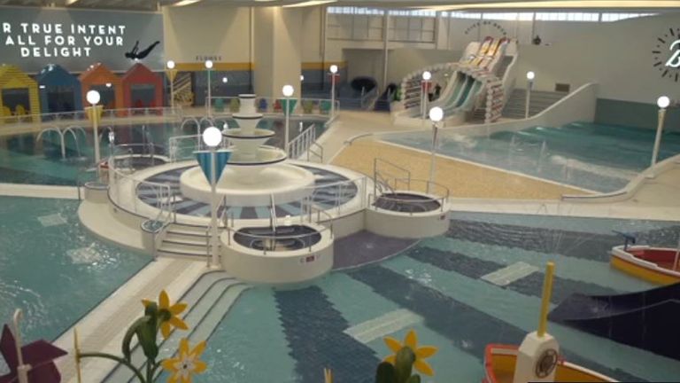 As Butlin s opens a new 40m pool at its Bognor Regis site chief executive tells Sky News summer bookings are four per cent up