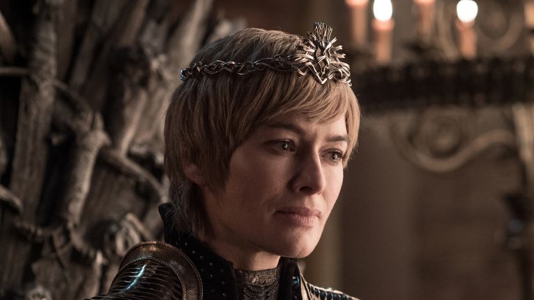 Lena Headey as Cersei Lannister in Game Of Thrones. Pic: Sky Atlantic/ HBO