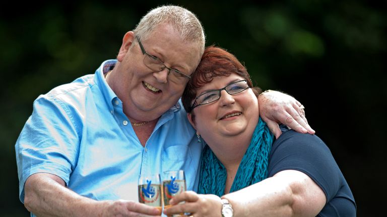 Colin and Christine Weir scooped a £161m EuroMillions jackpot in 2011