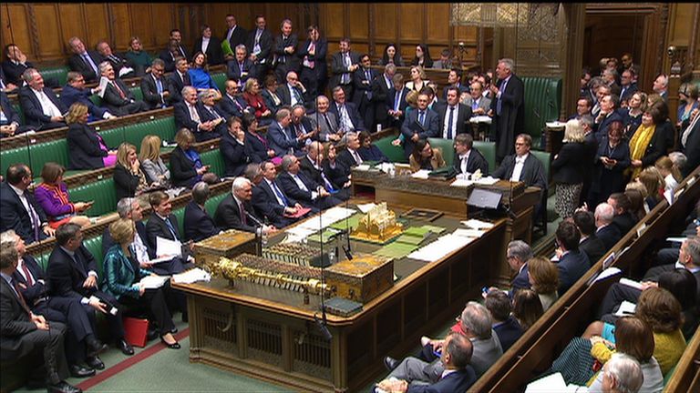 John Bercow in parliament