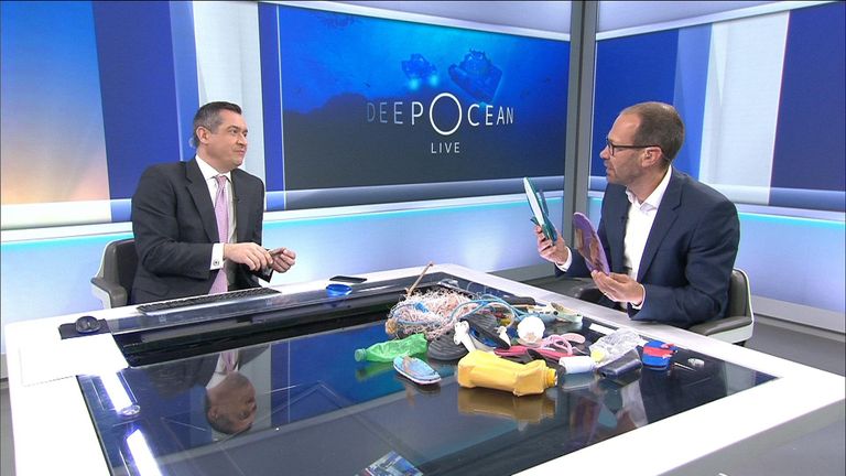 Science correspondent Thomas Moore spoke about the plastic waste he saw in the waters around the Seychelles.