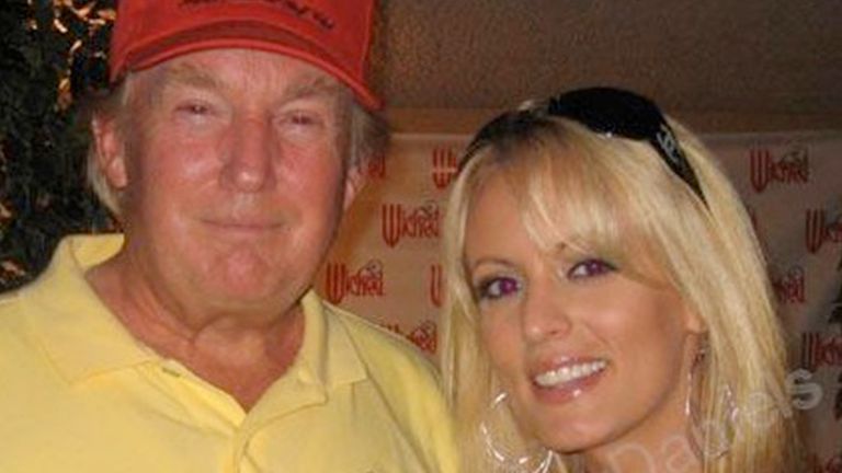 Donald Trump and Stormy Daniels