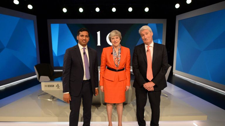 Faisal interviewed Theresa May in the run up to the 2017 election alongside Jeremy Paxman