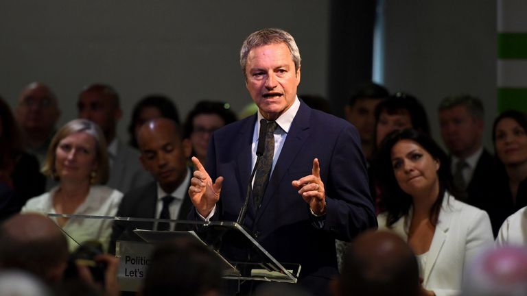 BRISTOL, ENGLAND - APRIL 23: Gavin Esler at the launch of The Independent Group European election campaign at We The Curious on April 23, 2019 in Bristol, England. With a high probability that Britain will take part in the European Union elections due to the Brexit deadline extended up to October 31, 2019, The Independent Group has announced that Rachel Johnson and Gavin Esler will stand as candidates for the anti-Brexit party. (Photo by Finnbarr Webster/Getty Images)