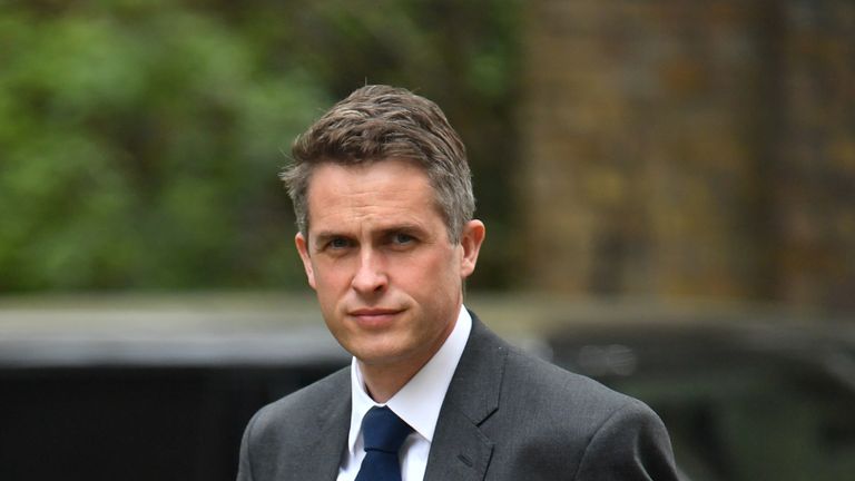 Defence Secretary Gavin Williamson 