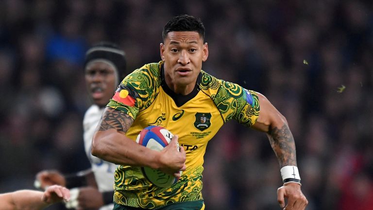 Israel Folau contracted has been cancelled