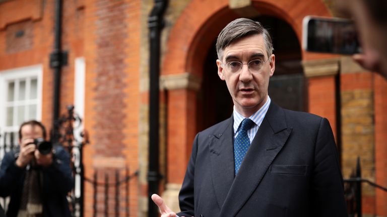Mr Rees-Mogg described Mrs May&#39;s new approach as &#39;deeply unsatisfactory&#39;