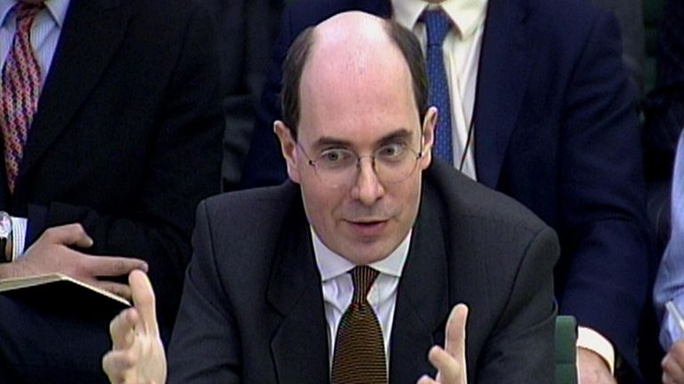 John Kingman, Chief Executive of UK Financial Investments Limited (UKFI), the company set up to manage the Government&#39;s shareholdings in banks, gives evidence at the Treasury Select Committee meeting on the Banking crisis, in central London. 3/3/2009