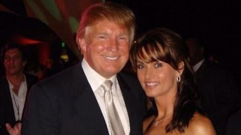 Karen McDougal with Donald Trump