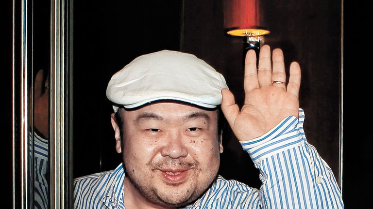 Kim Jong Nam was killed when a nerve agent was smeared on his face