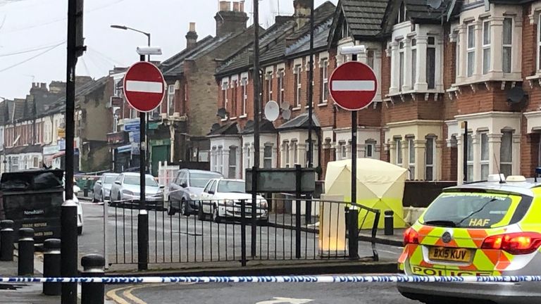 Man shot and stabbed to death in east London | UK News | Sky News