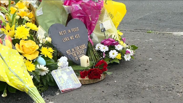 The journalist was shot by an attacker during disturbances in Londonderry on Thursday night.