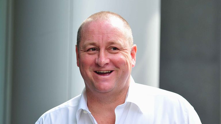 File photo dated 10/7/2017 of Sports Direct tycoon Mike Ashley