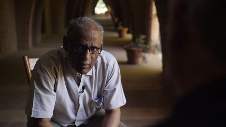 Professor Muhammad Yousif at the University of Khartoum