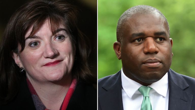 Nicky Morgan and David Lammy