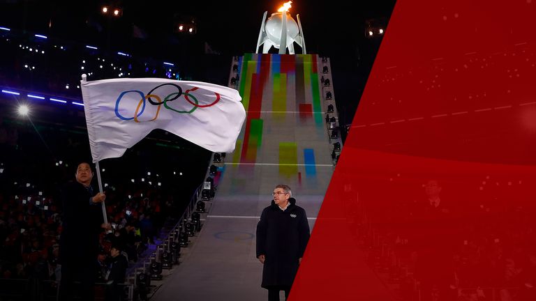 The Olympic Games closing ceremony 2018