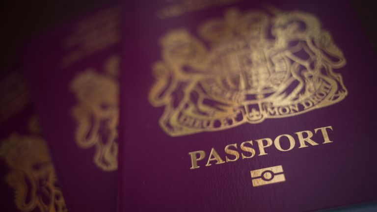 BATH, ENGLAND - OCTOBER 10: In this photo illustration, UK passports are seen on October 10, 2016 in Bath, England. Since the UK voted to leave the European Union in June, the UK&#39;s currency has been fluctuating in value against other currencies, including the Euro and the dollar, and looks likely to remain doing so while the uncertainty remains surrounding the terms of the UK&#39;s departure from the EU. (Photo by Matt Cardy/Getty Images)
