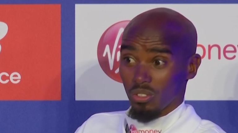 Sir Mo Farah has refuted the suggestion that he attacked an athlete at a gym inside a hotel