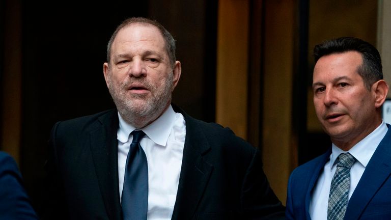 Harvey Weinstein appeared in court in New York last week