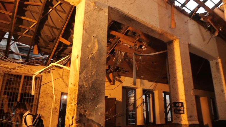 Blood on the walls and torn-up pews - inside bombed Sri Lanka church ...