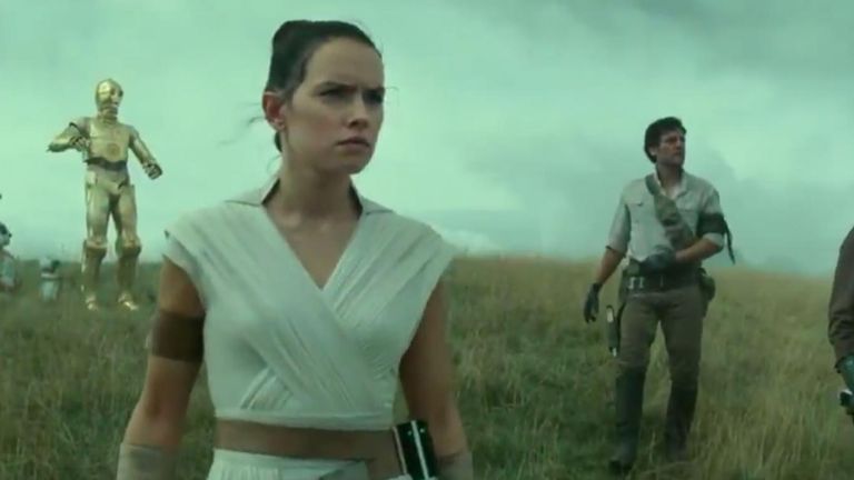 Daisy Ridley stars as Rey in Star Wars: Episode IX, the last film in the sequel trilogy. Pic: Lucas Films