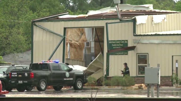 Storms in Franklin, Texas