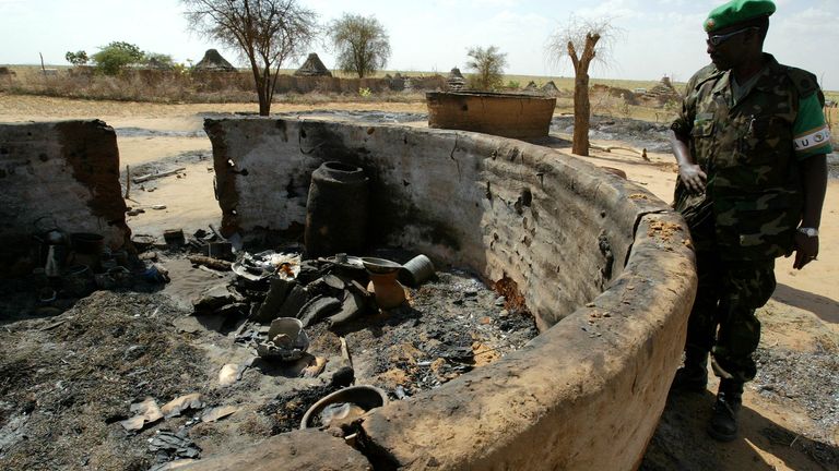 Claims were made at the time of the Darfur Crisis of villages being burned to the ground
