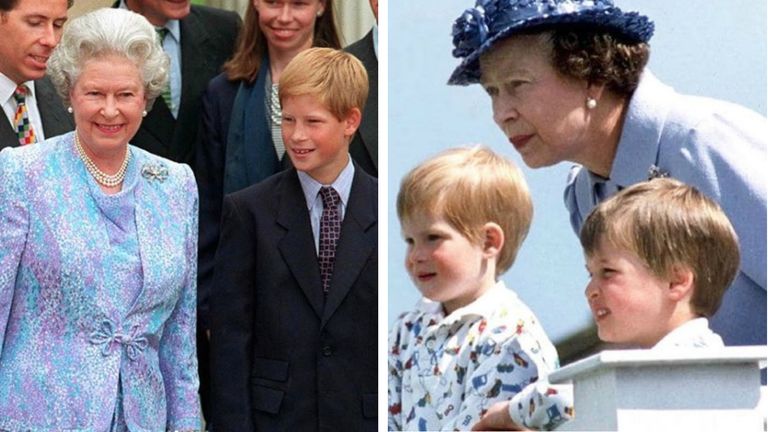 Prince Harry shared a series of throwbacks to mark the Queen's 93rd birthday