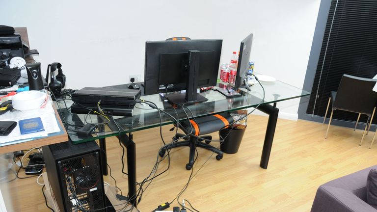 Computer equipment belonging to Thomas White