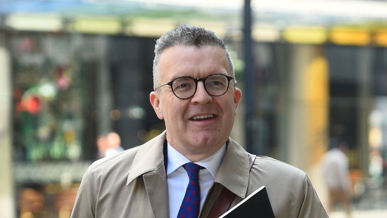 Deputy Labour leader Tom Watson arrives for an NEC meeting in London 
