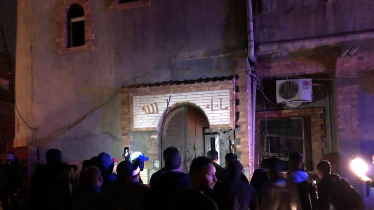 At least four people were killed and 20 injured in the overnight attacks