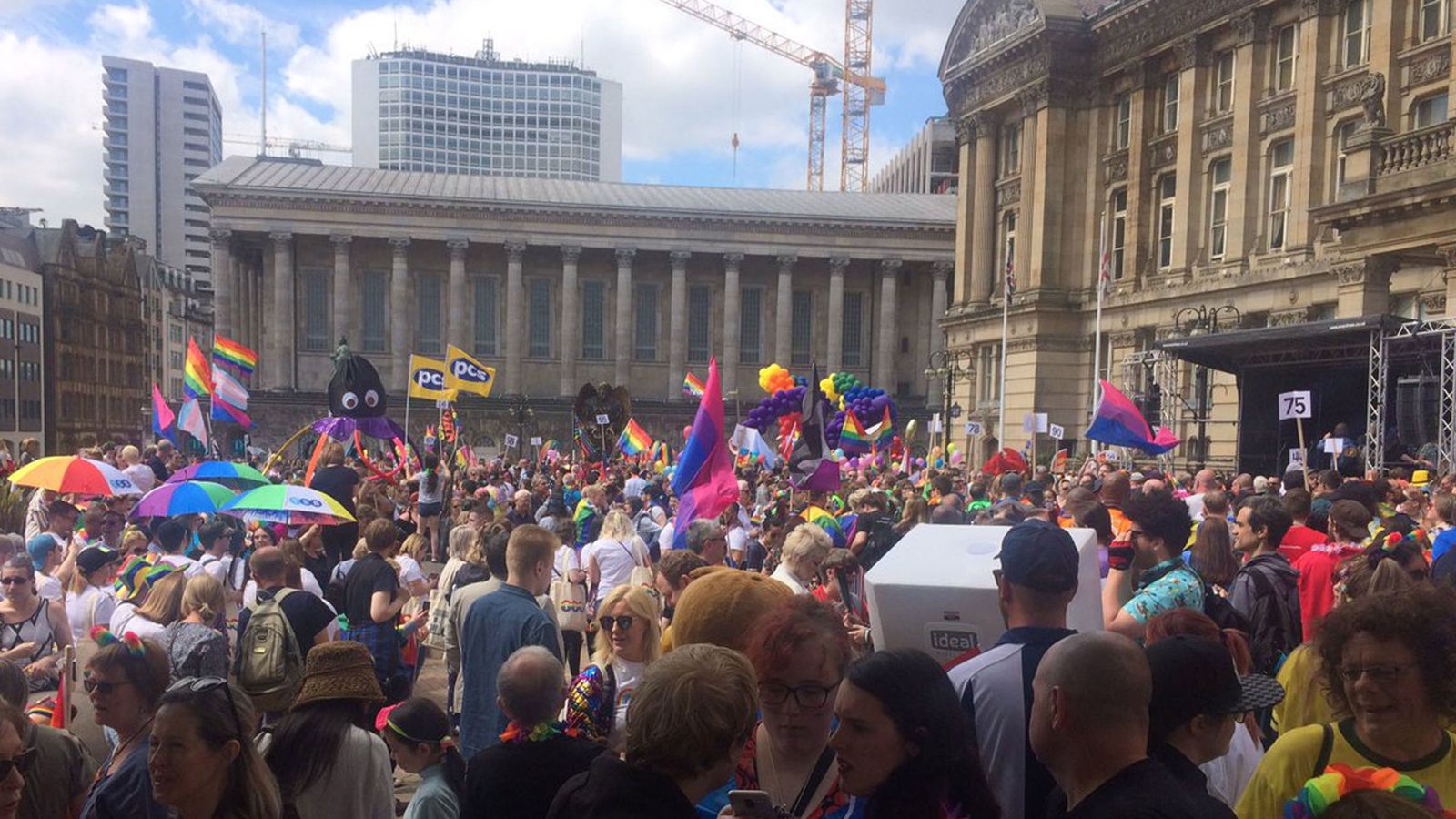 Teacher in LGBT classes row leads Birmingham Pride UK News Sky News