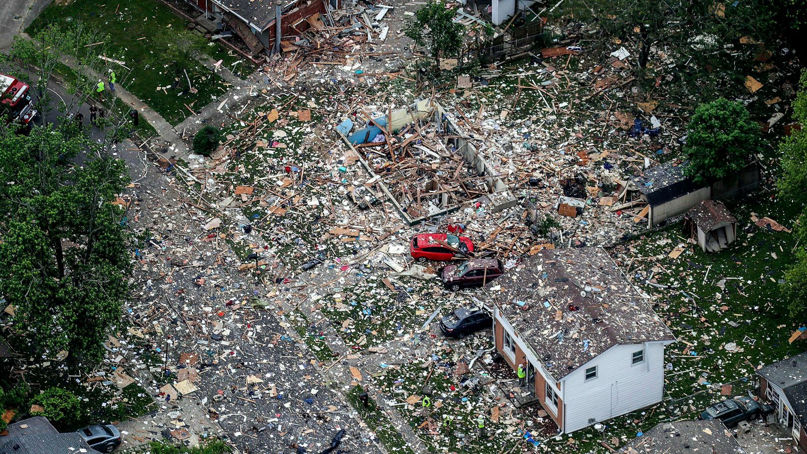 House explosion kills one person and injures two others in Indiana | US ...